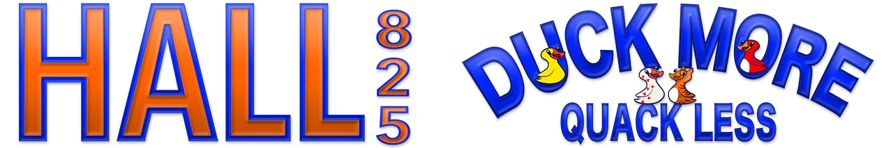HALL825 Duck More Quack Less™ logo